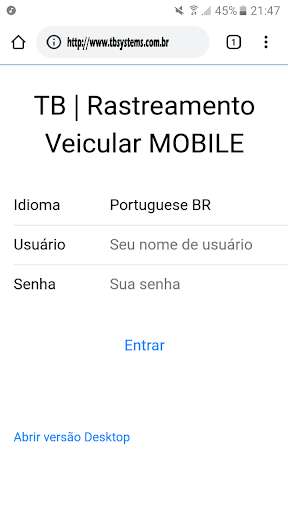 Run android online APK TB Systems Rastreamento Veicular from MyAndroid or emulate TB Systems Rastreamento Veicular using MyAndroid Run android online APK TB Systems Rastreamento Veicular from MyAndroid or emulate TB Systems Rastreamento Veicular using MyAndroid