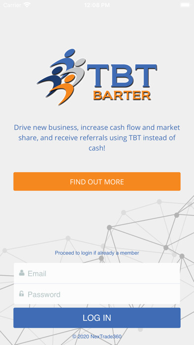 Emulate iPhone app TBT Barter Mobile using MyAndroid
