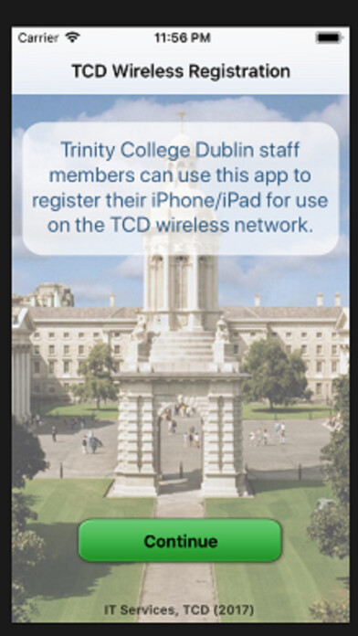 Emulate iPhone app TCD Wifi Registration using MyAndroid Emulate iPhone app TCD Wifi Registration using MyAndroid