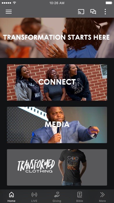 Emulate iPhone app TCF - Church App using MyAndroid Emulate iPhone app TCF - Church App using MyAndroid