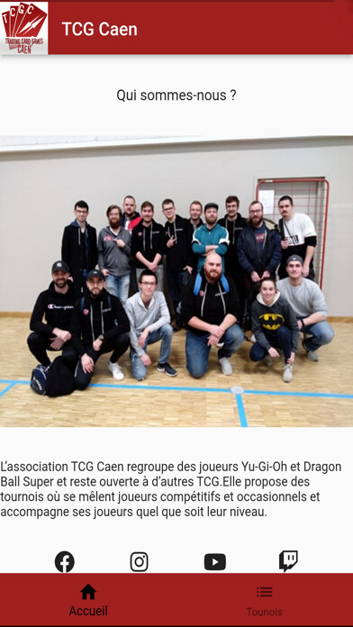 Emulate iPhone app TCG Caen using MyAndroid