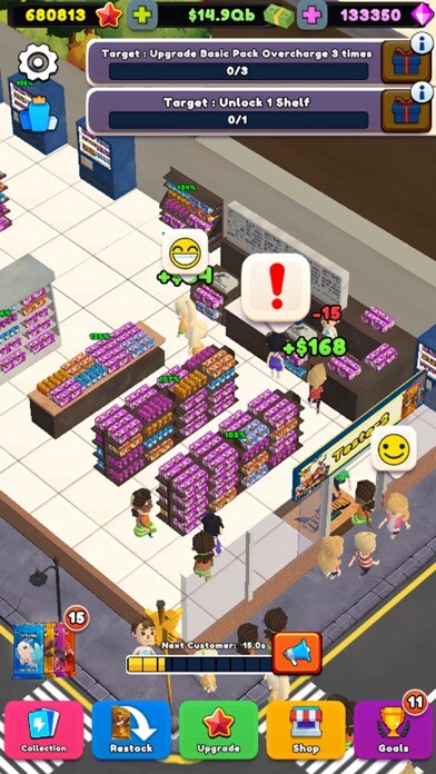 Emulate iPhone app TCG Card Shop Tycoon Simulator using MyAndroid