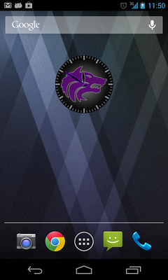 Emulate Android APK TCHS Clock Widget
