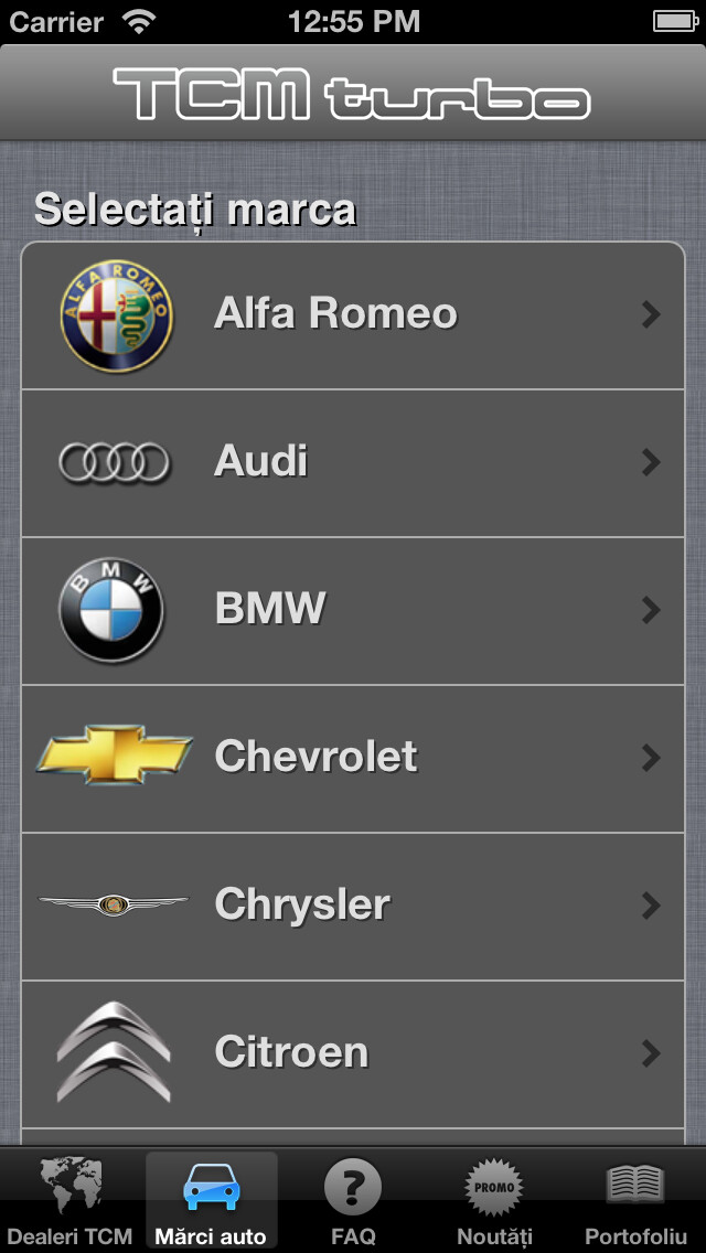 Emulate iPhone app TCM Turbo using MyAndroid