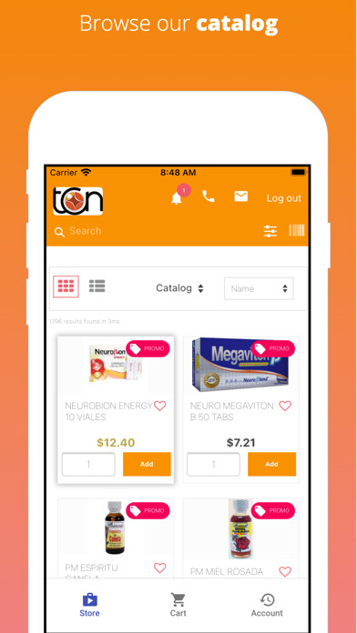 Emulate iPhone app TCN Distributors using MyAndroid Emulate iPhone app TCN Distributors using MyAndroid