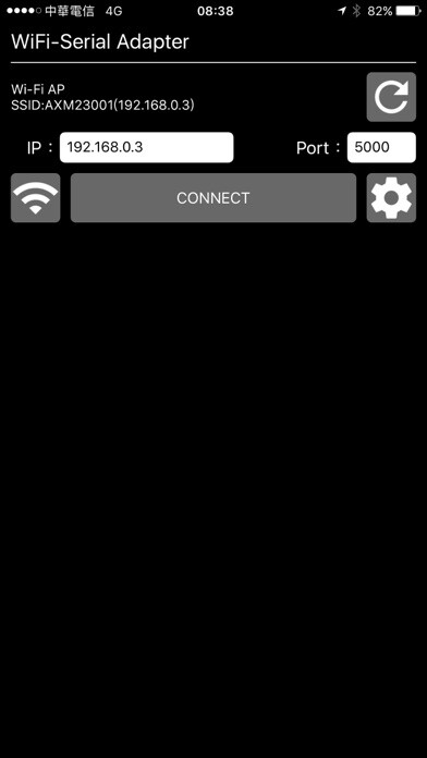 Emulate iPhone app TCP/IP to Serial Terminal using MyAndroid Emulate iPhone app TCP/IP to Serial Terminal using MyAndroid