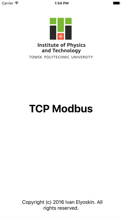 Emulate iPhone app TCP ModBus using MyAndroid Emulate iPhone app TCP ModBus using MyAndroid