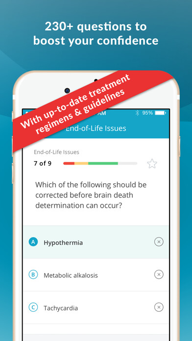 Emulate iPhone app TCRN Trauma Nurse Exam Prep using MyAndroid