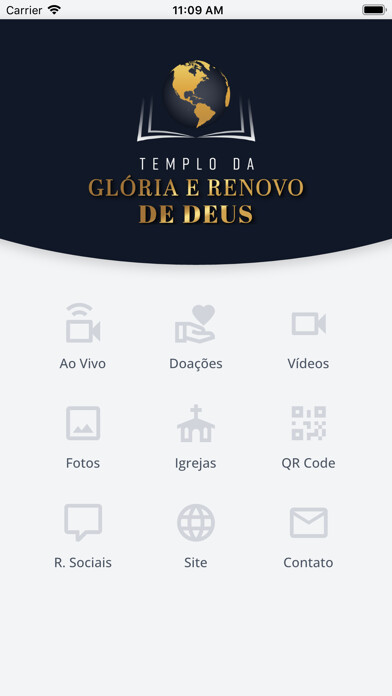 Emulate iPhone app T. da Glória e Renovo de Deus using MyAndroid Emulate iPhone app T. da Glória e Renovo de Deus using MyAndroid