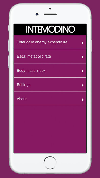 Emulate iPhone app TDEE Calculator + BMR + BMI using MyAndroid