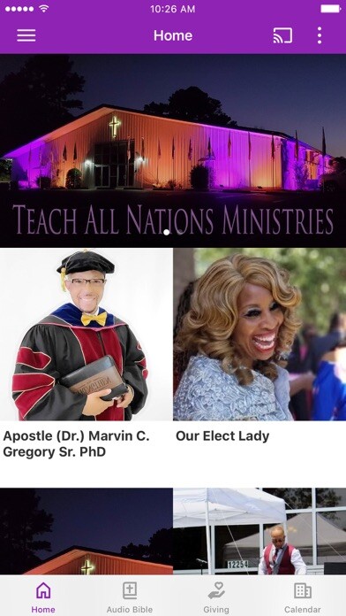 Emulate iPhone app Teach All Nations Ministries using MyAndroid Emulate iPhone app Teach All Nations Ministries using MyAndroid