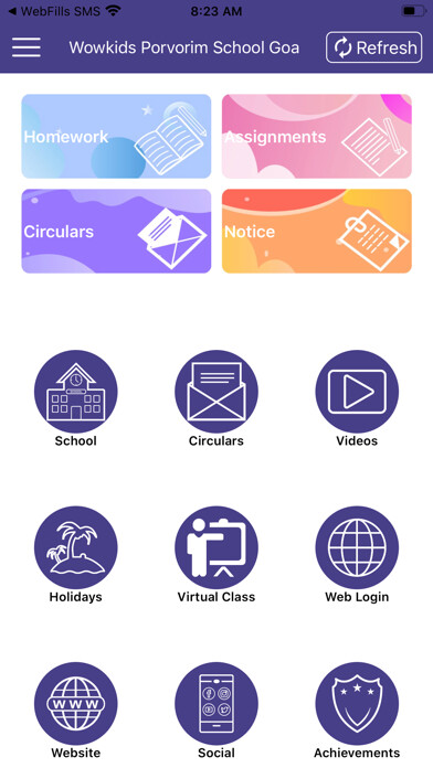 Emulate iPhone app Teacher App-WebFills SMS using MyAndroid Emulate iPhone app Teacher App-WebFills SMS using MyAndroid