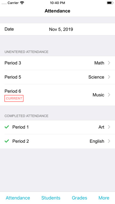 Emulate iPhone app TeacherEase - Admins/Teachers using MyAndroid