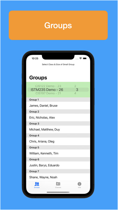 Emulate iPhone app Teacher Group Maker using MyAndroid Emulate iPhone app Teacher Group Maker using MyAndroid