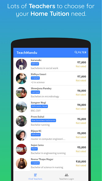 Run android online APK TeachMandu : Home Tuition in Nepal from MyAndroid or emulate TeachMandu : Home Tuition in Nepal using MyAndroid