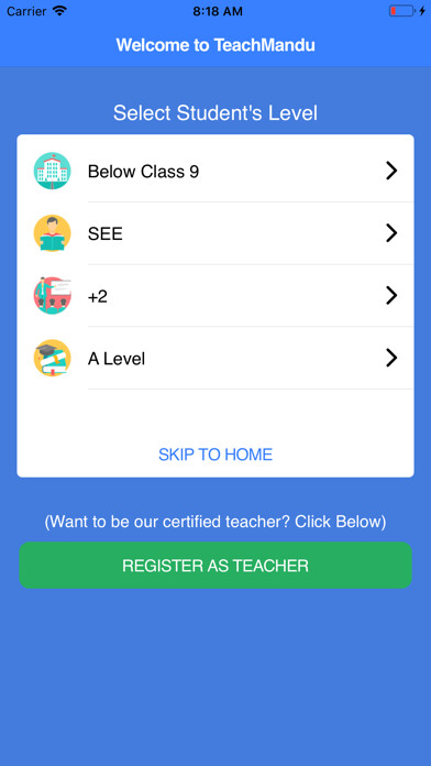 Emulate iPhone app TeachMandu using MyAndroid Emulate iPhone app TeachMandu using MyAndroid