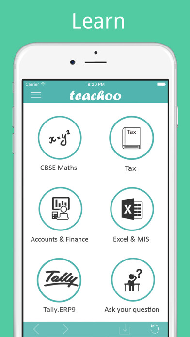Emulate iPhone app Teachoo using MyAndroid