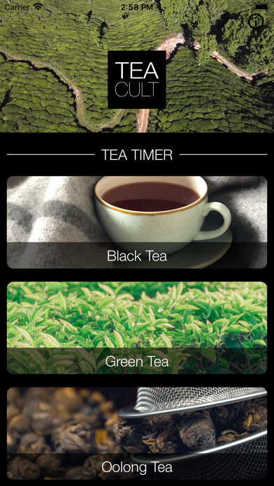 Emulate iPhone app Tea Cult - Tea Timer using MyAndroid Emulate iPhone app Tea Cult - Tea Timer using MyAndroid