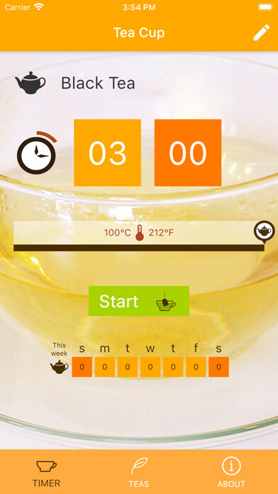 Emulate iPhone app Tea Cup - Timer using MyAndroid Emulate iPhone app Tea Cup - Timer using MyAndroid