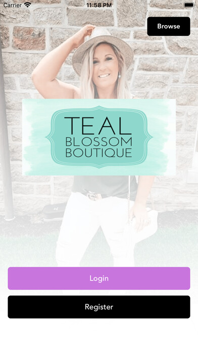 Emulate iPhone app Teal Blossom Boutique using MyAndroid Emulate iPhone app Teal Blossom Boutique using MyAndroid