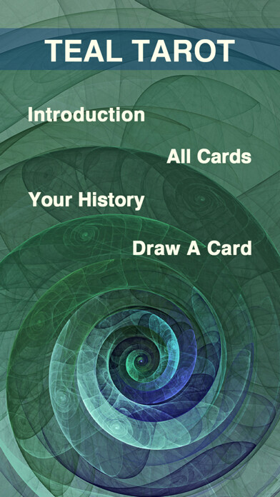 Emulate iPhone app Teal Tarot using MyAndroid