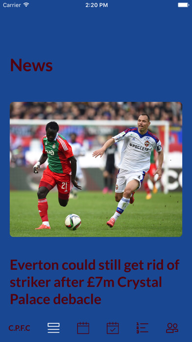Emulate iPhone app Team Crystal Palace using MyAndroid Emulate iPhone app Team Crystal Palace using MyAndroid