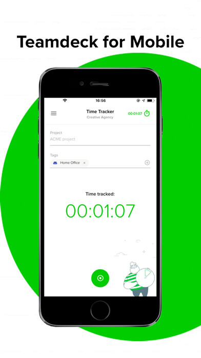 Emulate iPhone app Teamdeck for Mobile using MyAndroid