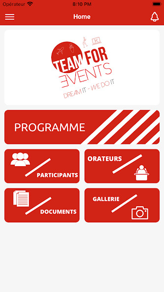 Run android online APK TEAM FOR EVENTS from MyAndroid or emulate TEAM FOR EVENTS using MyAndroid