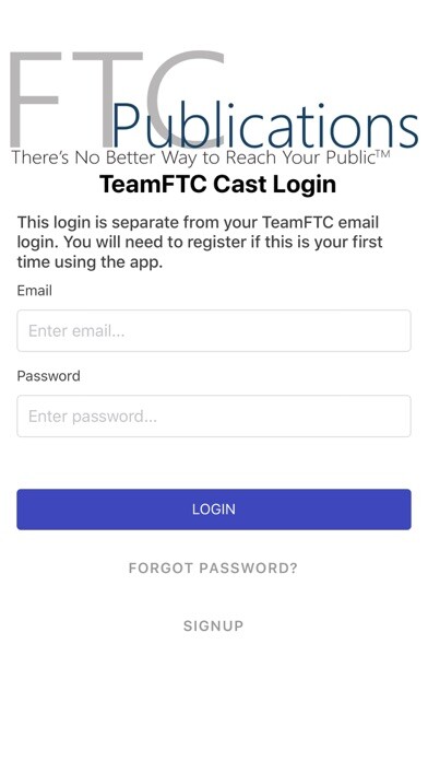 Emulate iPhone app TeamFTC Cast using MyAndroid