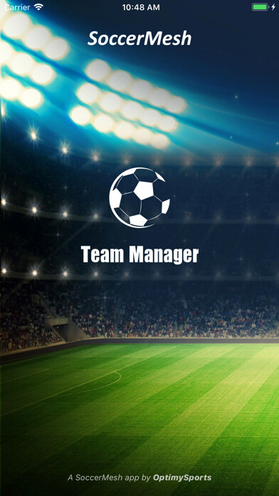Emulate iPhone app Team Manager by SoccerMesh using MyAndroid