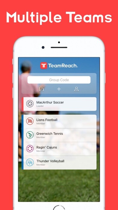 Emulate iPhone app TeamReach – Your Team App using MyAndroid Emulate iPhone app TeamReach – Your Team App using MyAndroid