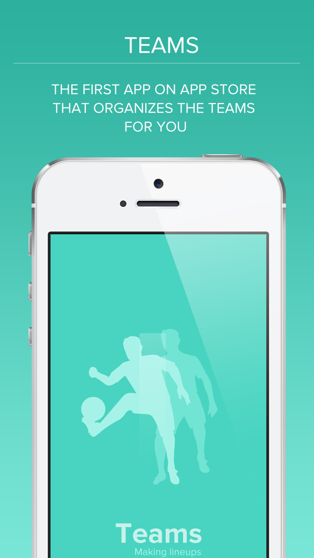 Emulate iPhone app Teams - Making lineups using MyAndroid