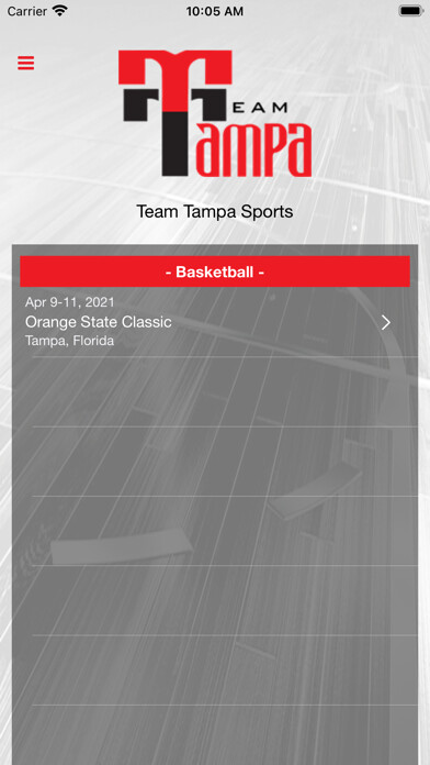 Emulate iPhone app Team Tampa Sports using MyAndroid