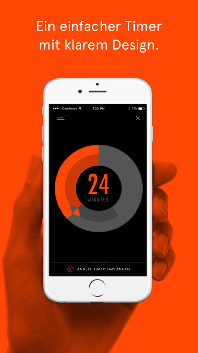 Emulate iPhone app Team Timer – Simple Timeboxing using MyAndroid