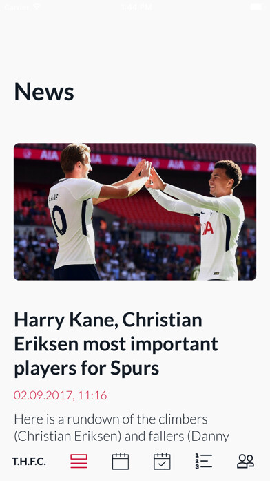 Emulate iPhone app Team Tottenham using MyAndroid