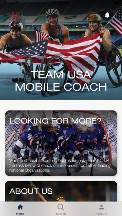 Emulate iPhone app Team USA Mobile Coach using MyAndroid Emulate iPhone app Team USA Mobile Coach using MyAndroid