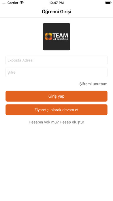 Emulate iPhone app TeamWork Student using MyAndroid