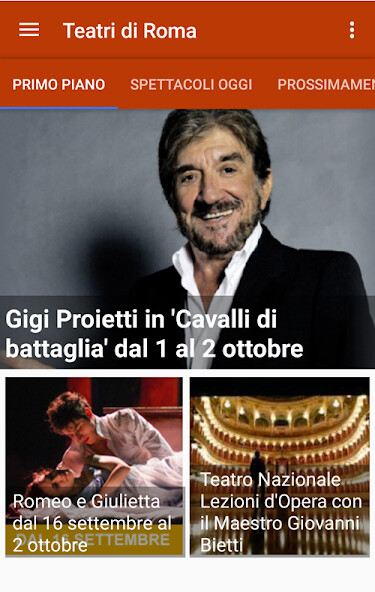 Run android online APK Teatri di Roma from MyAndroid or emulate Teatri di Roma using MyAndroid