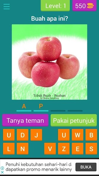 Run android online APK Tebak Buah - Buahan from MyAndroid or emulate Tebak Buah - Buahan using MyAndroid