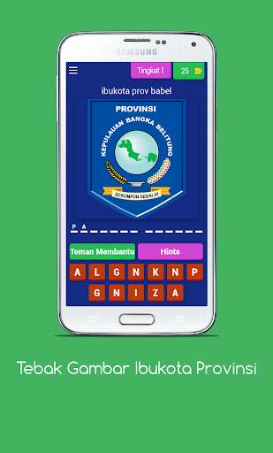 Run android online APK Tebak Gambar Ibukota Provinsi di Indonesia from MyAndroid or emulate Tebak Gambar Ibukota Provinsi di Indonesia using MyAndroid