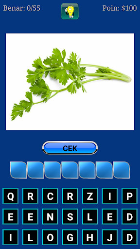 Emulate Android APK Tebak Nama Sayur