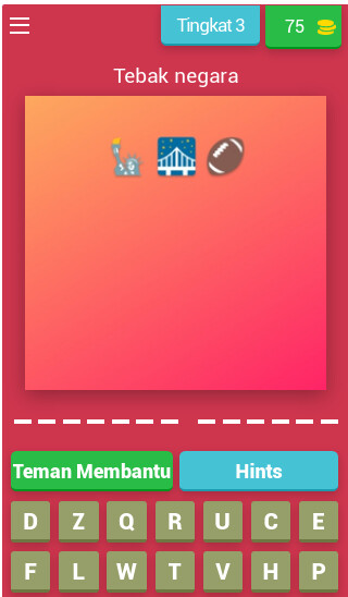 Run android online APK Tebak negara dari emoji 2023 from MyAndroid or emulate Tebak negara dari emoji 2023 using MyAndroid Run android online APK Tebak negara dari emoji 2023 from MyAndroid or emulate Tebak negara dari emoji 2023 using MyAndroid