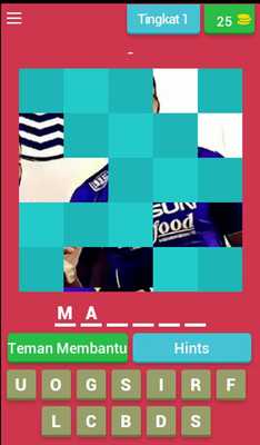 Emulate Android APK Tebak Pemain Bola dari PERSIB