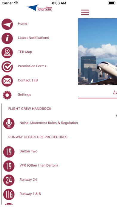 Emulate iPhone app TEB Flight Crew Handbook using MyAndroid