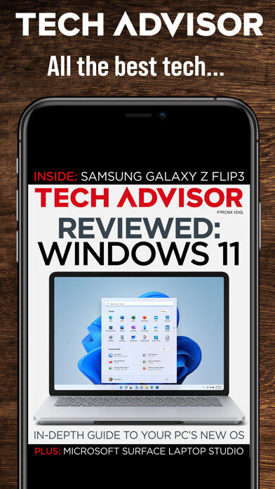 Emulate iPhone app Tech Advisor Magazine using MyAndroid