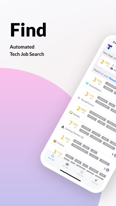 Emulate iPhone app TechJob.app – IT Jobs using MyAndroid