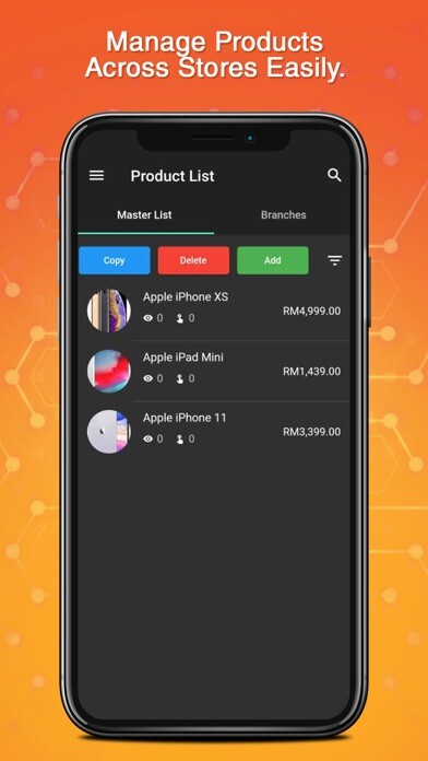 Emulate iPhone app TechNave Retail using MyAndroid