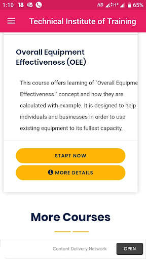 Run android online APK Technical Institute of Training from MyAndroid or emulate Technical Institute of Training using MyAndroid