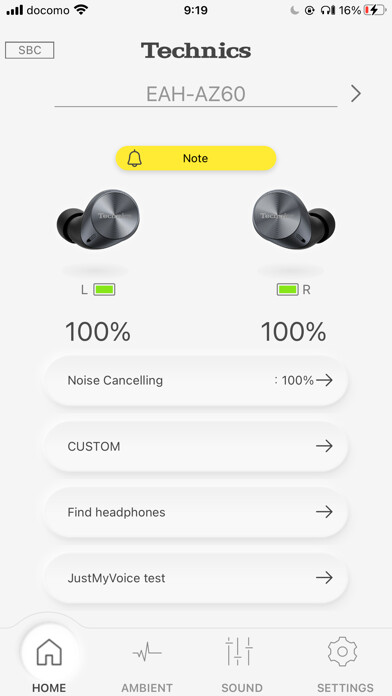 Emulate iPhone app Technics Audio Connect using MyAndroid