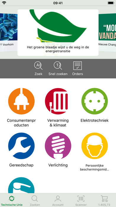 Emulate iPhone app Technische Unie BV using MyAndroid